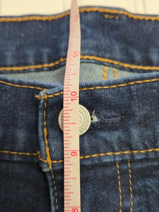 Levi's Men's Flex 511 Modern Slim Fit Stretch Pants Denim Jeans Dark Blue 34x32 - Picture 11 of 12